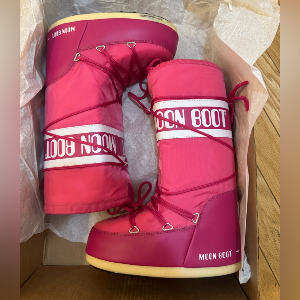 Moon Boot Fuchsia Winter Footwear